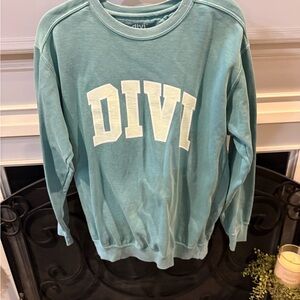 DIVI Women's Teal Sweatshirt